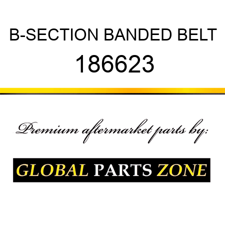 B-SECTION BANDED BELT 186623