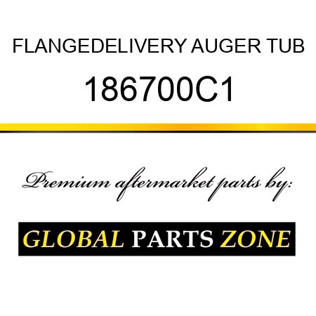 FLANGEDELIVERY AUGER TUB 186700C1