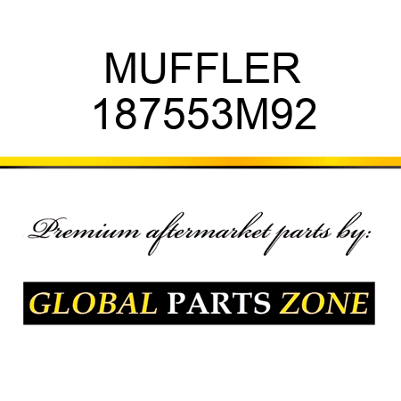 MUFFLER 187553M92