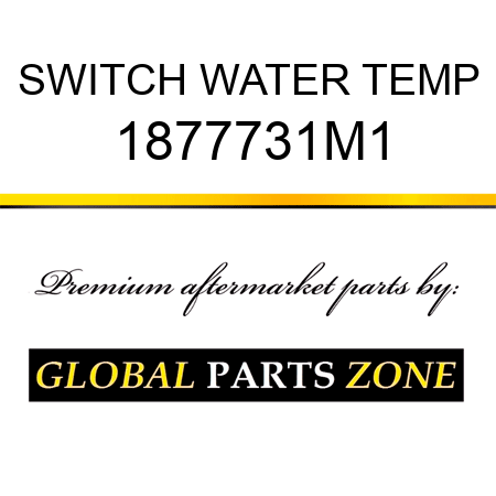 SWITCH WATER TEMP 1877731M1