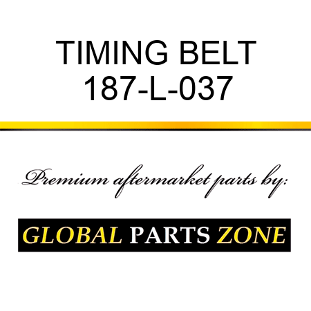 TIMING BELT 187-L-037