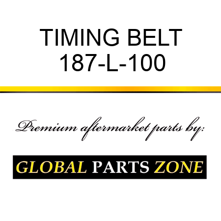 TIMING BELT 187-L-100