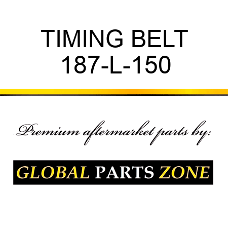 TIMING BELT 187-L-150