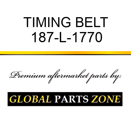 TIMING BELT 187-L-1770