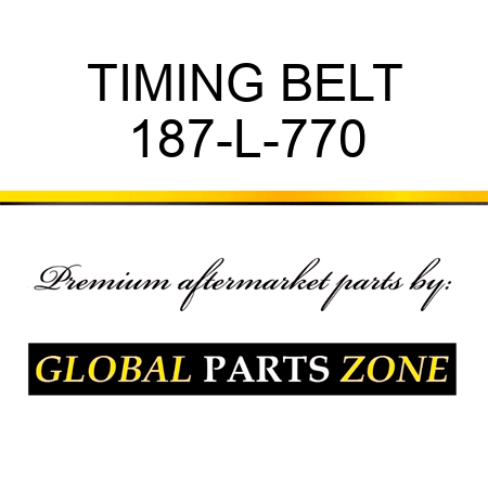 TIMING BELT 187-L-770