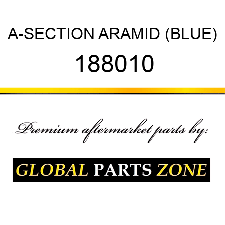 A-SECTION ARAMID (BLUE) 188010