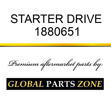 STARTER DRIVE 1880651