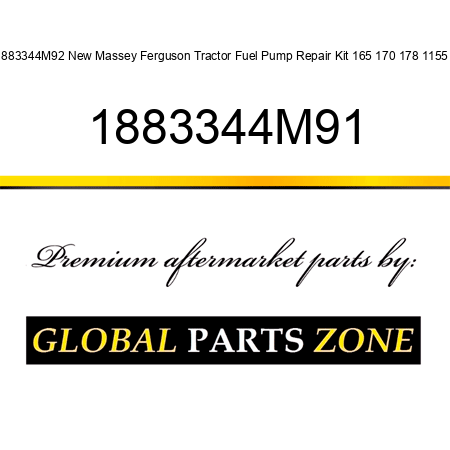 1883344M92 New Massey Ferguson Tractor Fuel Pump Repair Kit 165 170 178 1155 + 1883344M91