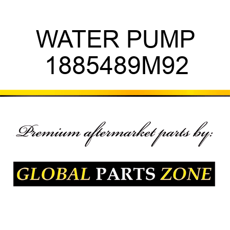 WATER PUMP 1885489M92