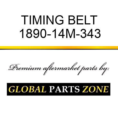 TIMING BELT 1890-14M-343