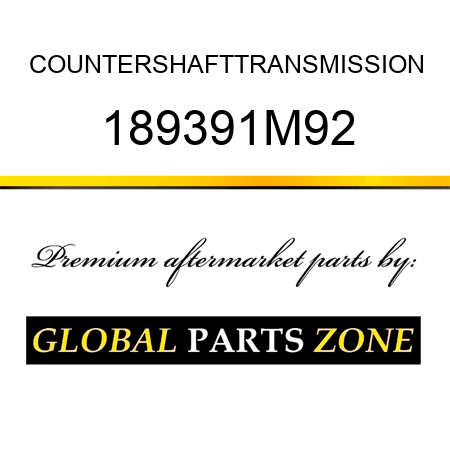 COUNTERSHAFTTRANSMISSION 189391M92