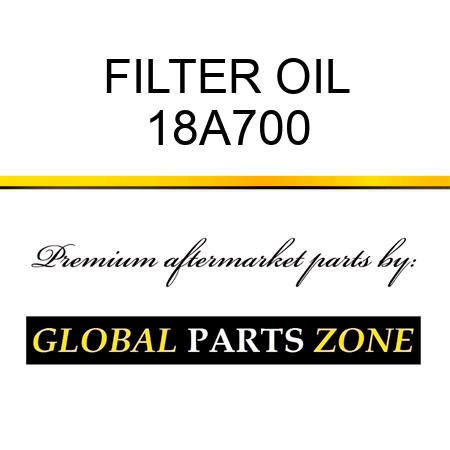 FILTER OIL 18A700