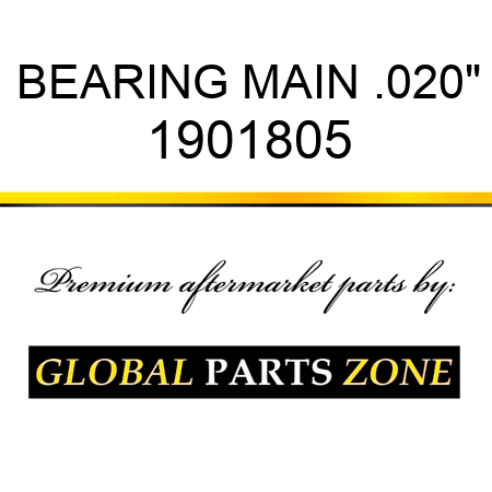 BEARING MAIN .020