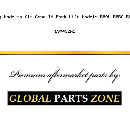 New O-Ring Made to fit Case-IH Fork Lift Models 580L 585G 586G 588G + 190492A1