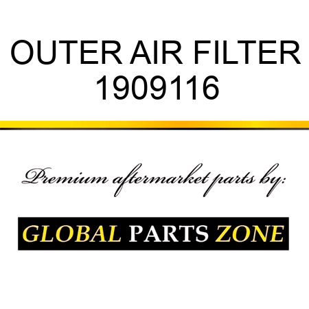 OUTER AIR FILTER 1909116