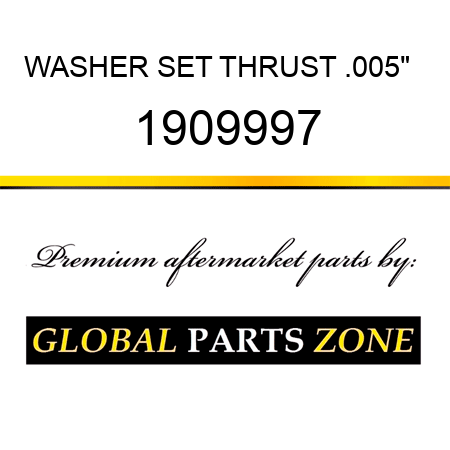 WASHER SET THRUST .005