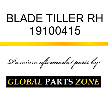 BLADE TILLER RH 19100415