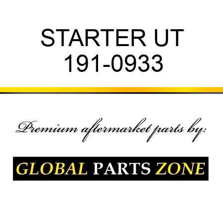 STARTER UT 191-0933