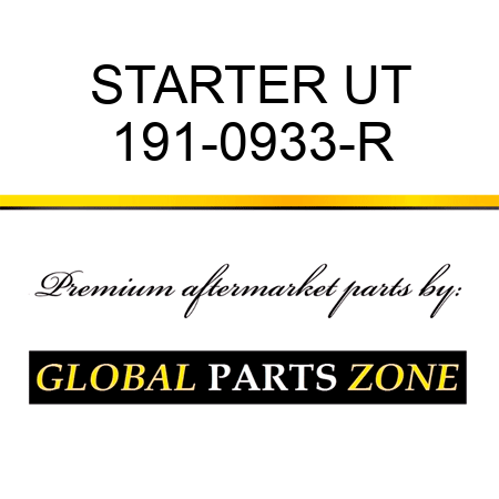 STARTER UT 191-0933-R