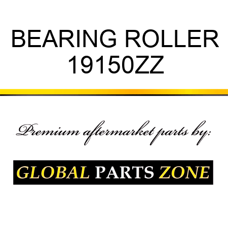 BEARING ROLLER 19150ZZ
