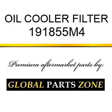 OIL COOLER FILTER 191855M4