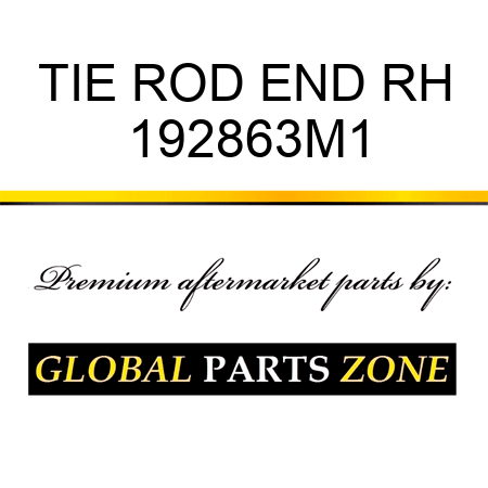 TIE ROD END RH 192863M1