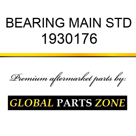BEARING MAIN STD 1930176