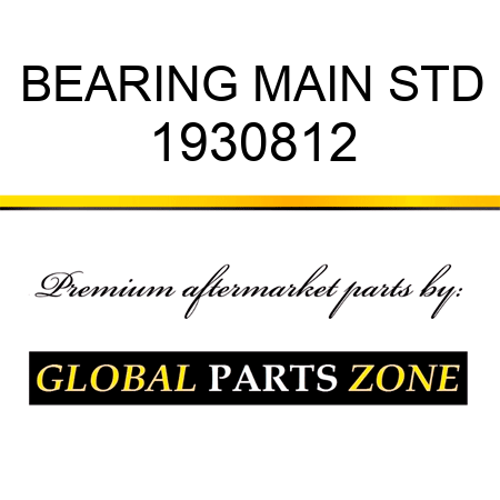 BEARING MAIN STD 1930812