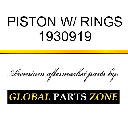 PISTON W/ RINGS 1930919