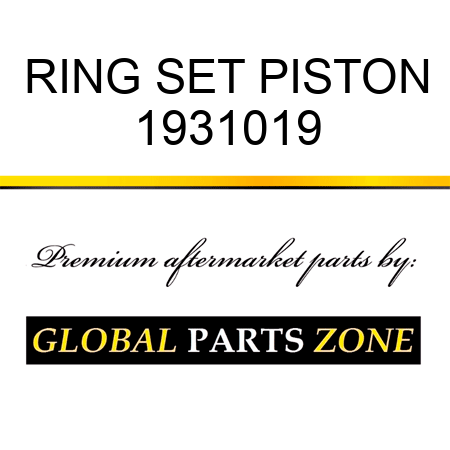 RING SET PISTON 1931019