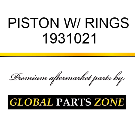 PISTON W/ RINGS 1931021