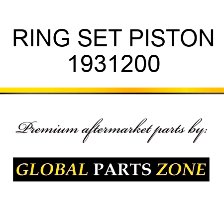 RING SET PISTON 1931200