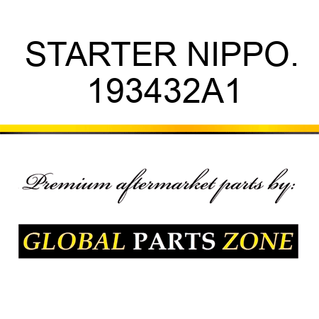 STARTER NIPPO. 193432A1
