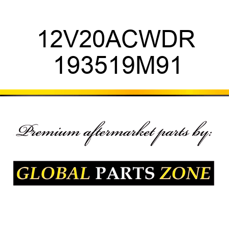 12V20ACWDR 193519M91