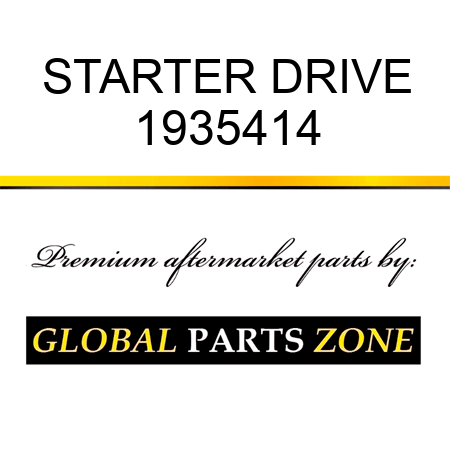 STARTER DRIVE 1935414