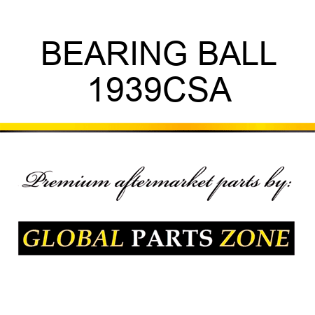 BEARING BALL 1939CSA