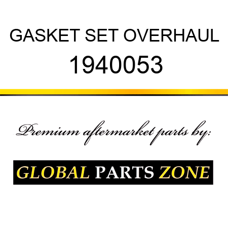 GASKET SET OVERHAUL 1940053