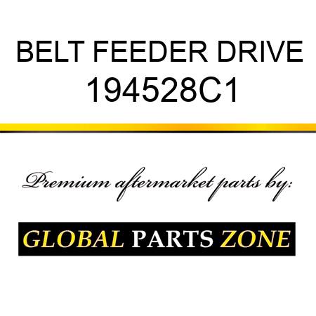 BELT FEEDER DRIVE 194528C1