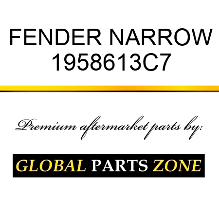 FENDER NARROW 1958613C7