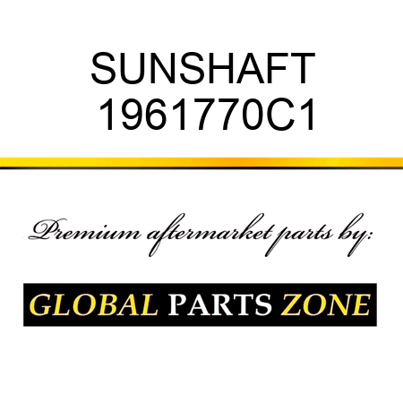 SUNSHAFT 1961770C1