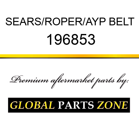 SEARS/ROPER/AYP BELT 196853