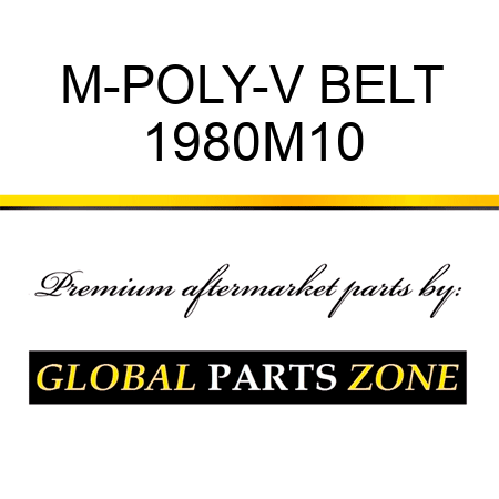 M-POLY-V BELT 1980M10
