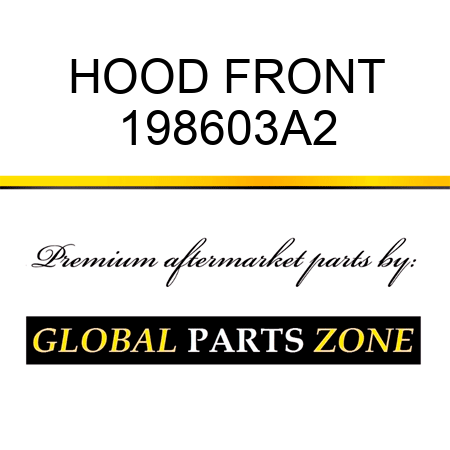 HOOD FRONT 198603A2