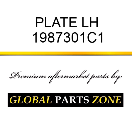 PLATE LH 1987301C1