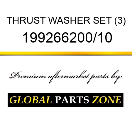 THRUST WASHER SET (3) 199266200/10