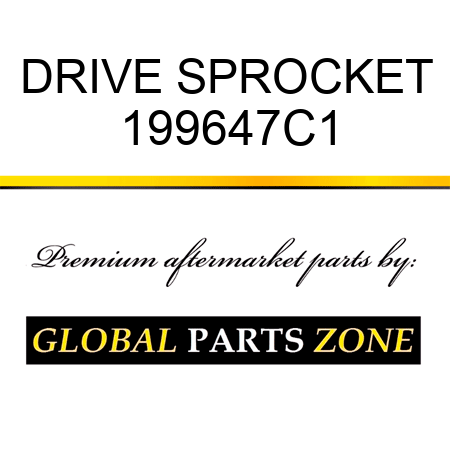 DRIVE SPROCKET 199647C1