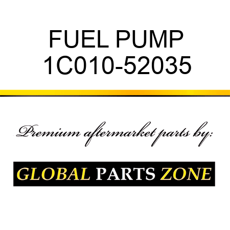 FUEL PUMP 1C010-52035