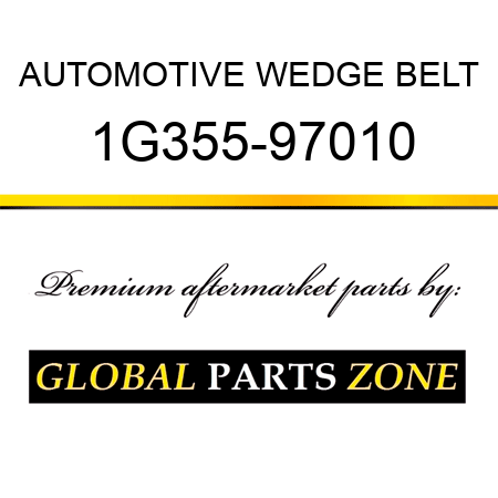 AUTOMOTIVE WEDGE BELT 1G355-97010