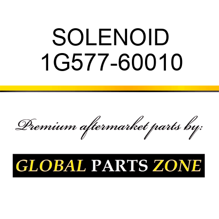 SOLENOID 1G577-60010