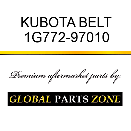 KUBOTA BELT 1G772-97010